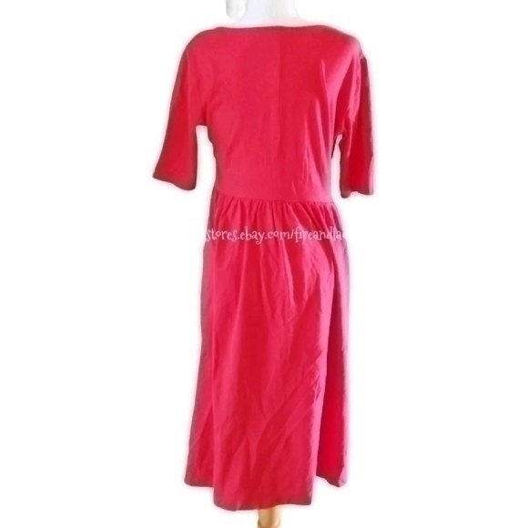 ASOS STRETCH KNIT VINTAGE CUT DRESS SZ 14 - Picture 5 of 6